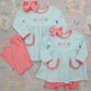 Let It Snow Ruffle Pants Set