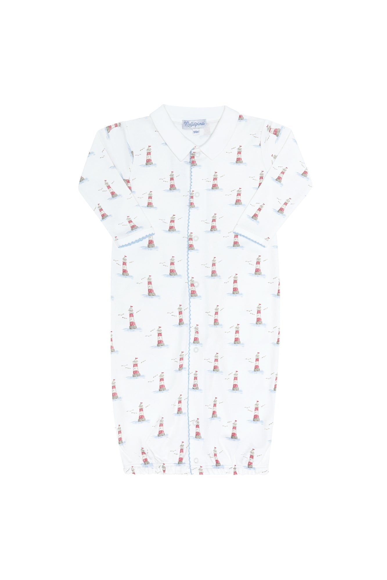 Lighthouse Print Converter Gown