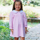 Lottie Dress- Light Pink Stripe