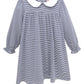 Lottie Dress- Navy Stripe