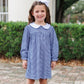 Lottie Dress- Navy Stripe