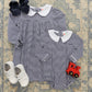 Lottie Dress- Navy Stripe