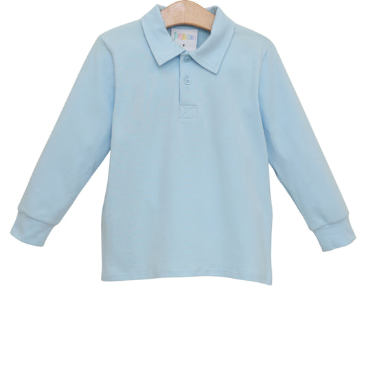 Michael Polo LS- Light Blue