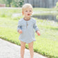 Nathan Bubble- Dusty Sage Stripe/Light Brown