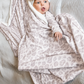 Natural Leopard | Bamboo Plush Baby Blanket (preorder)