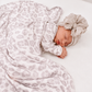 Natural Leopard | Bamboo Plush Baby Blanket (preorder)