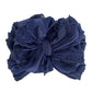 Ruffled Headband | Navy