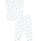 Blue Heart Print Pajama