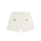 White Twill Shorts