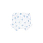 Blue Heart Print Diaper Cover Set