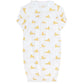 Pink Ducks Print Gown