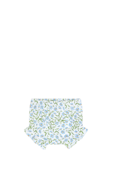 Blue Vines Print Onesie Set