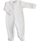 Basket Weave Baby Footie