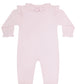Charming Bows Embroidery Romper LS