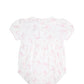 Charming Bows Print Smocked Bubble