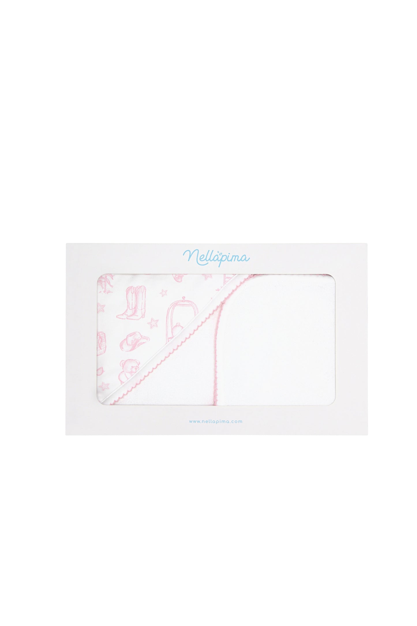 Pink Lone Star Toile Towel
