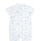 Blue Lone Star Toile Romper