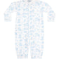Blue Lone Star Toile Converter Gown