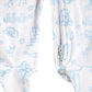 Blue Lone Star Toile Zipper Footie