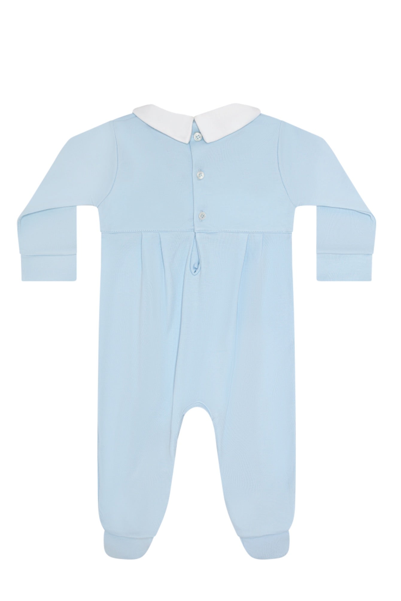 Mini Voyages Embroidery Footie