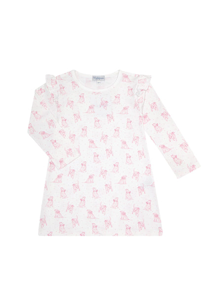 Pink Puppy Love Print Playtime Dress