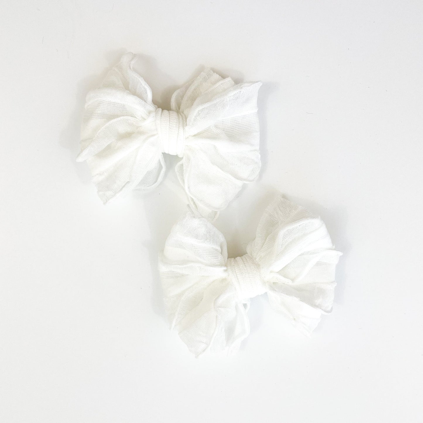 Ruffle Clip | Off White