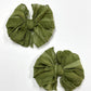 Ruffle Clip | Olive