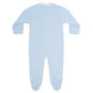 Blue Bubble Baby Footie