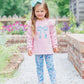 Painted Petals Ruffle Sweatshirt Set