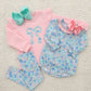 Painted Petals Ruffle Sweatshirt Set