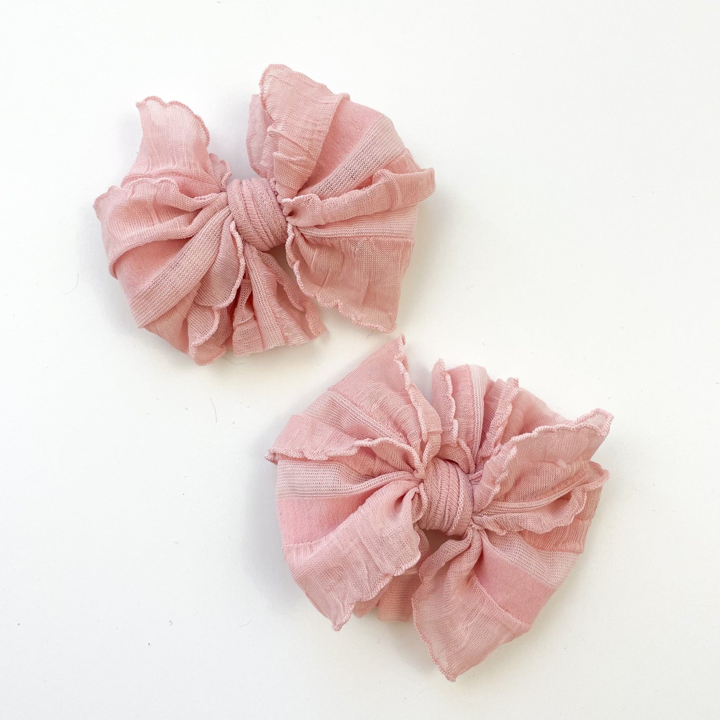 Ruffle Clip | Paris Pink