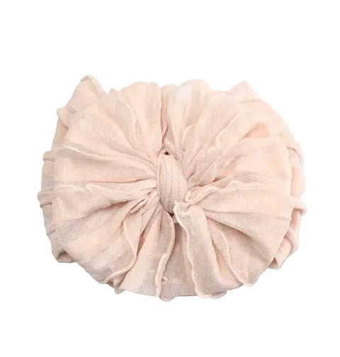Ruffled Headband- Peachy Keen
