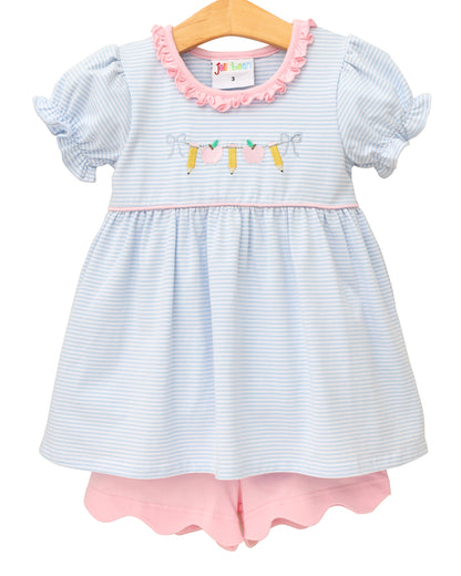 Pencil Garland Scallop Short Set