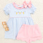 Pencil Garland Scallop Short Set