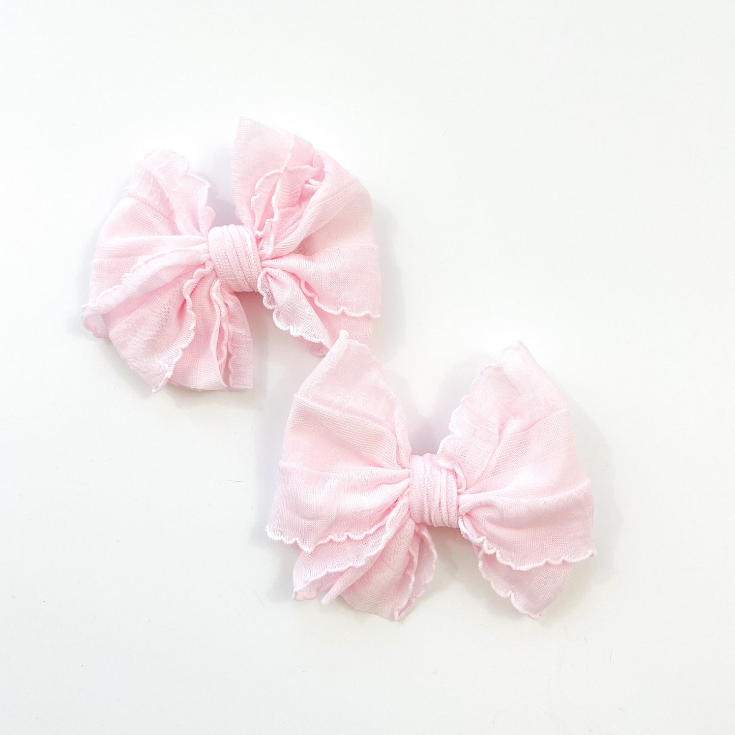Ruffle Clip | Perfect Pink