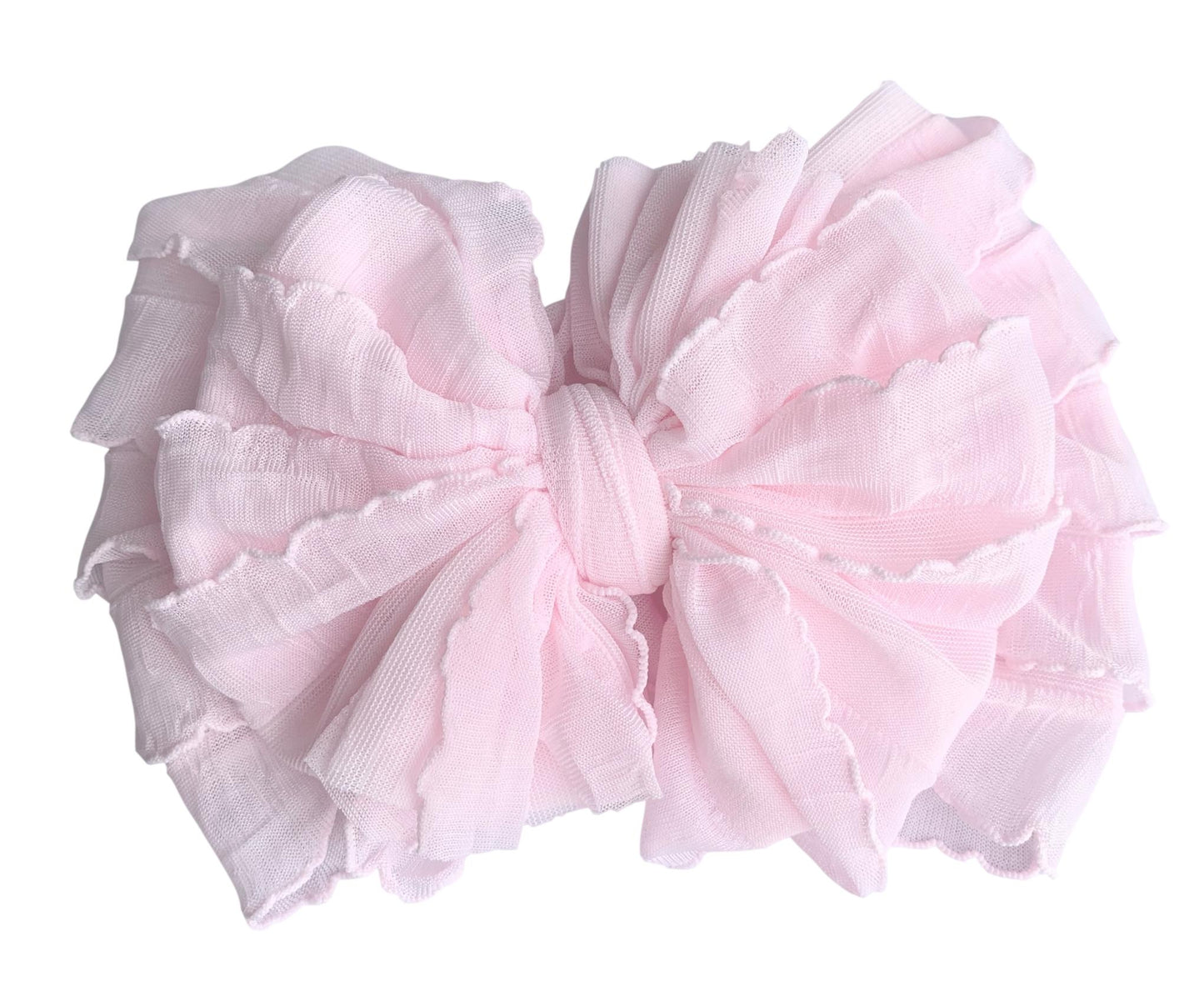 Ruffled Headband | Perfect Pink