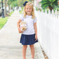 Peter Pan Collar Top- White