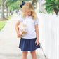 Peter Pan Collar Top- White