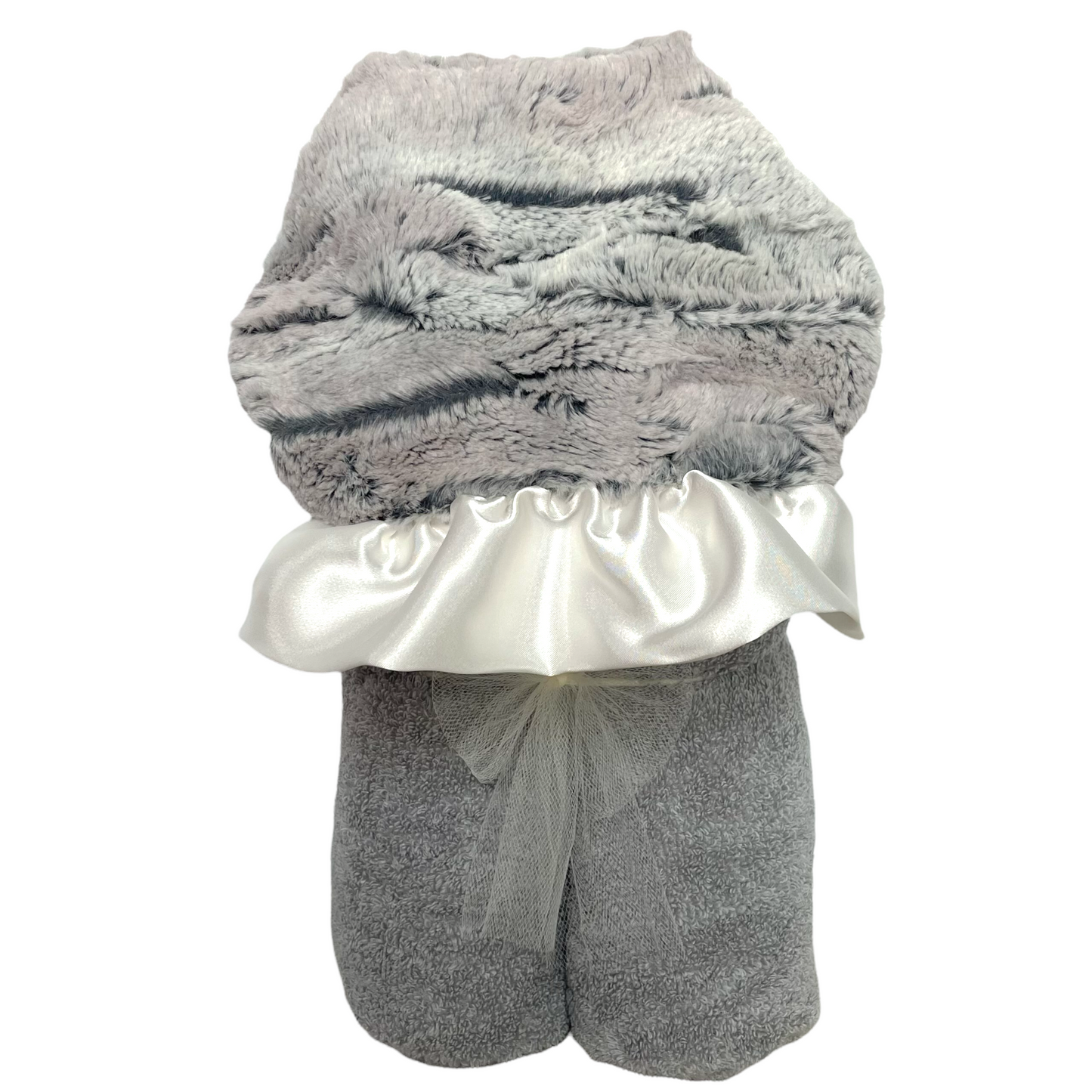 Silver  | Hooded Bath Towel