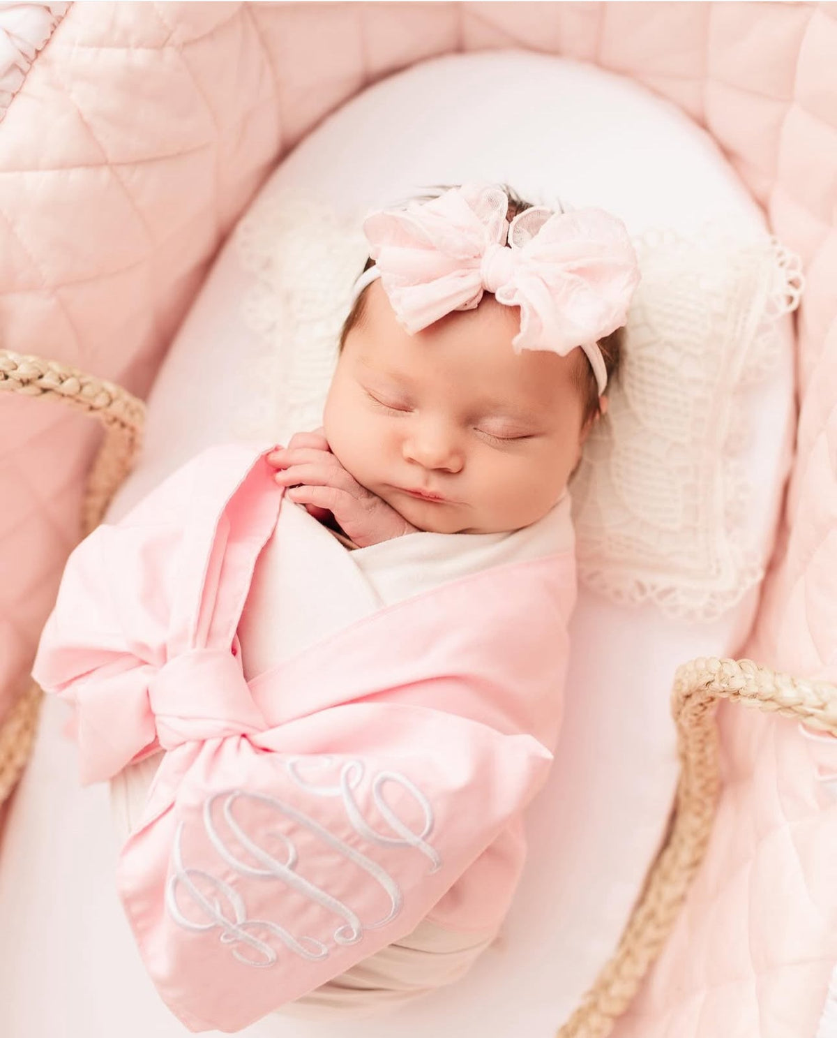 Perfect Pink | Skinny Mini Nylon Ruffled Baby Headband