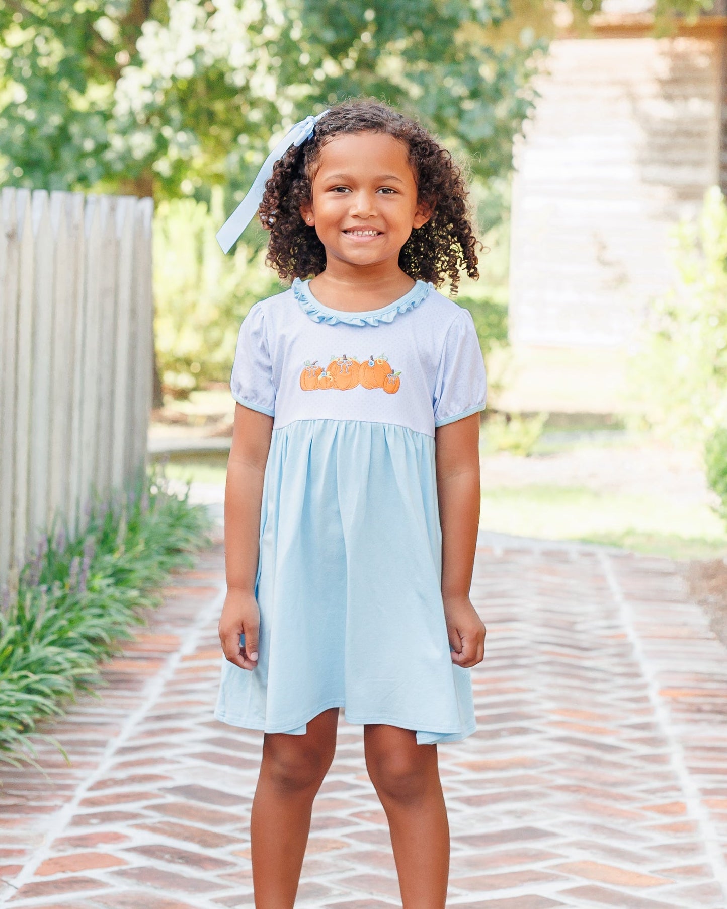Pick of the Patch Ruffle Dress