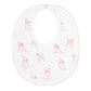 Pink Puppy Love Print Bib