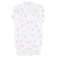 Pink Stars Print Converter Gown