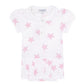 Pink Stars Print Onesie Dress
