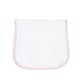 Pink Gingham Burp Cloth