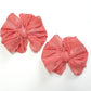 Pink Grapefruit | Ruffled Hair Clip