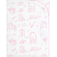 Pink Lone Star Toile Blanket