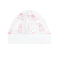 Pink Puppy Love Print Hat
