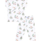 Girl Christmas Toile Pajamas