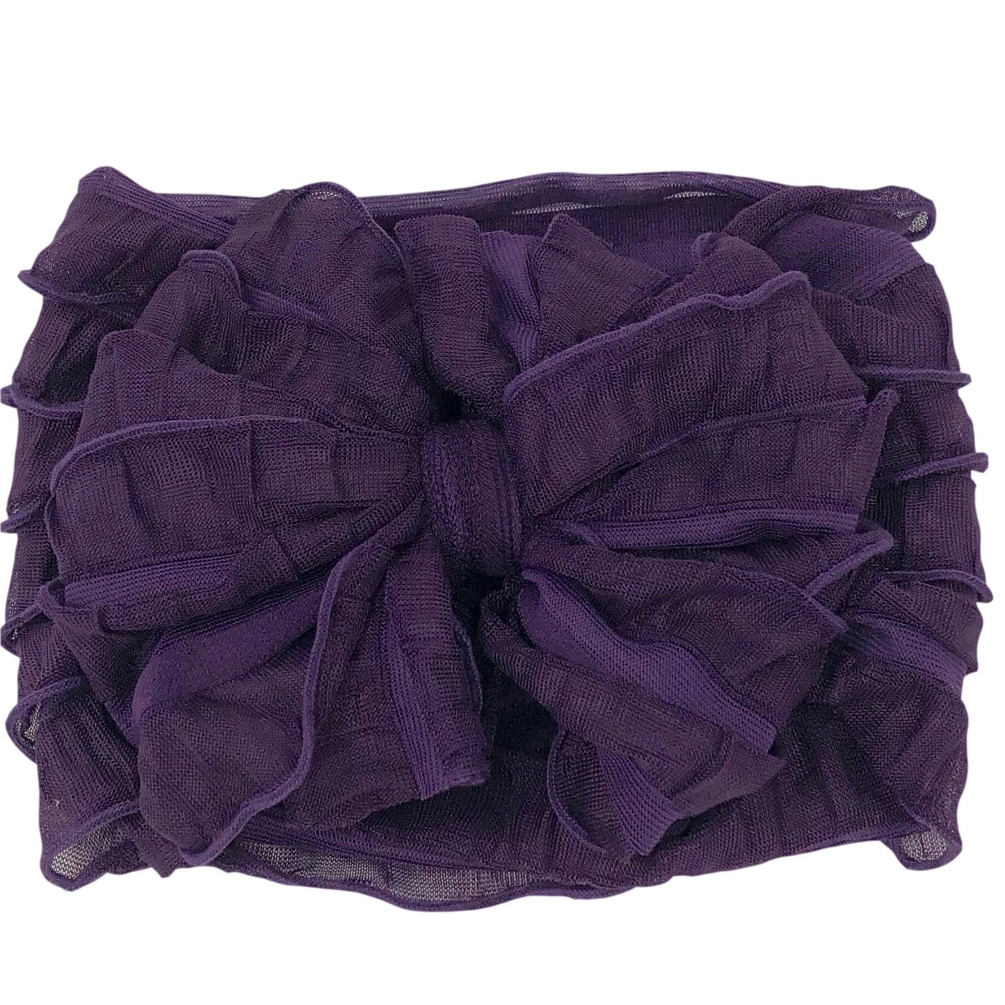 Ruffled Headband | Plum